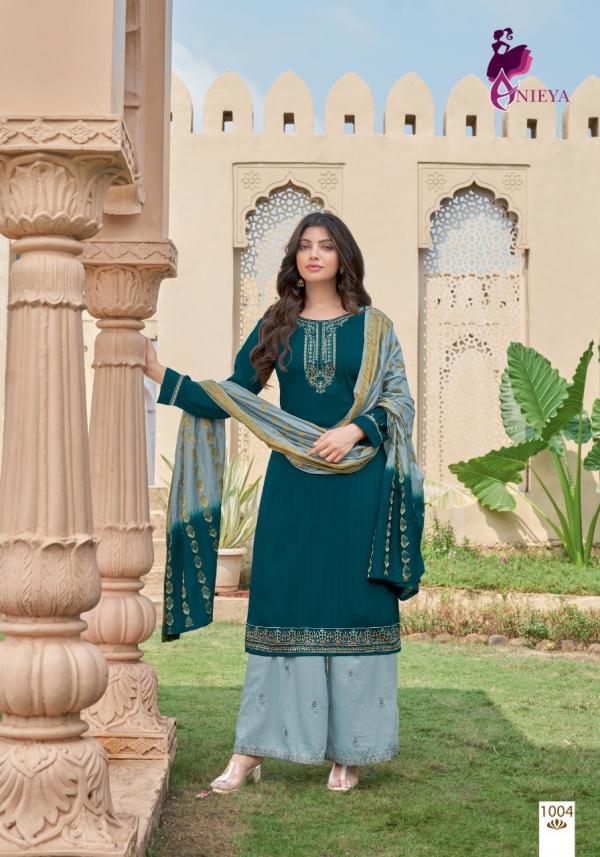 Anieya Lavniya Designer Embroidery Readymade Salwar